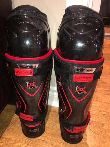 New Bauer Vapor 1X Lite Shin Pads Pro Stock