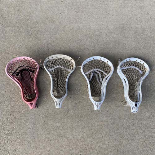 4-PACK Brine Used Lacrosse Heads Brine Cyber / Houdini / Remix / Clutch Elite