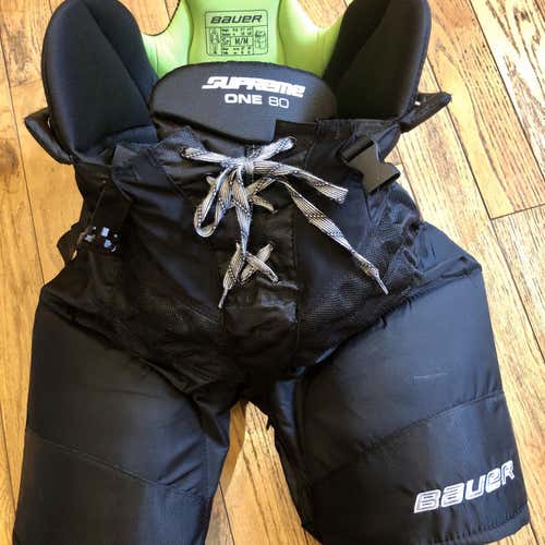 Black Senior Medium Bauer Supreme One80  Hockey Pants