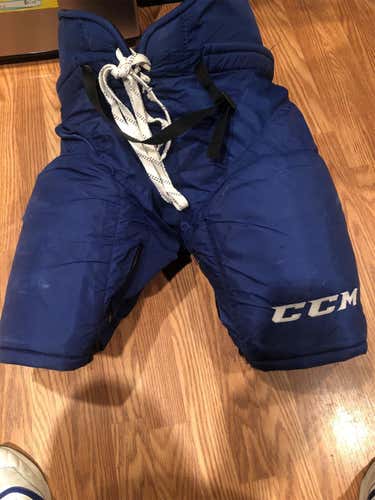 Blue Senior Large CCM MHP520SLWP Pro Stock Hockey Pants