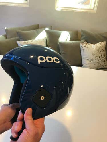 Brand New Navy Small POC Skull Orbic X Spin Helmet - FIS Legal
