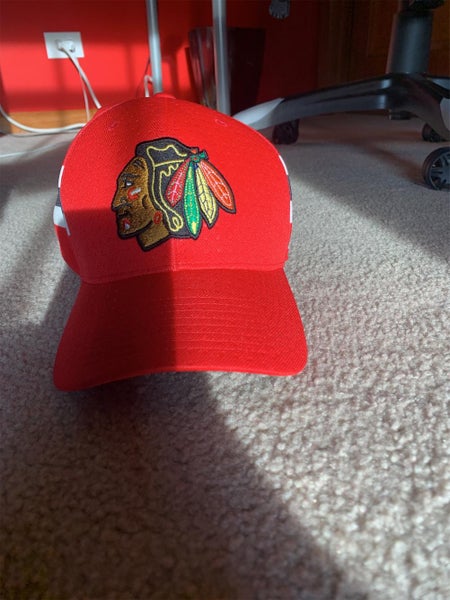 Red Adult XL Adidas Hat (worn Once Or Twice) Chicago Blackhawks