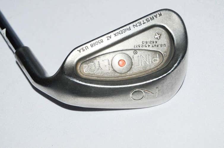 9 IRON PING EYE 2 RH 35.5" STEEL STIFF NEW GRIP ORANGE DOT