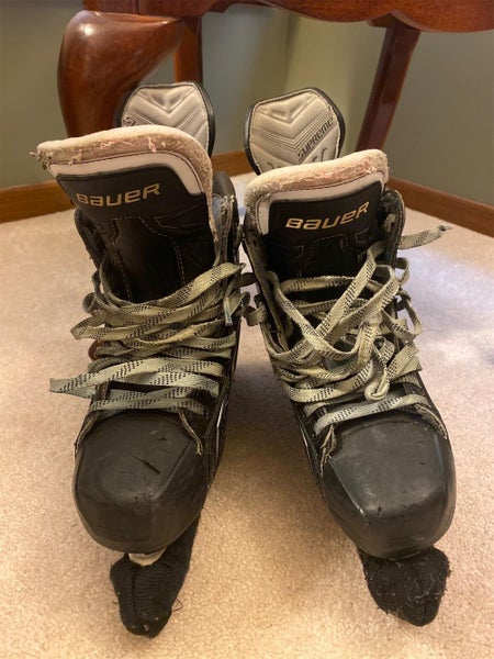 Used Bauer Supreme 190 EE (Extra Wide) Size 6.5 Hockey Skates