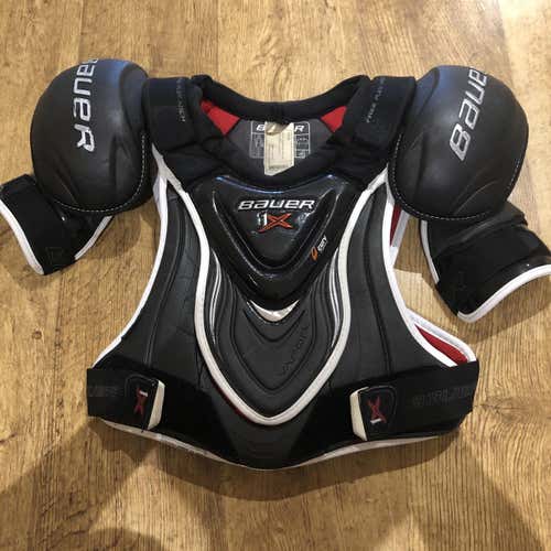 Used Small Bauer Vapor 1X Shoulder Pads