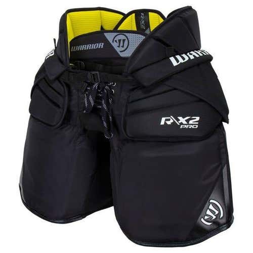 Black Senior XXL Warrior Ritual X2 Hockey Goalie Pants