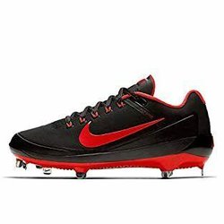 Nike Air Clipper sz 13 Black Red 880261 066 SAMPLE Metal Baseball Cleat