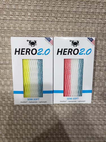 Blue New ECD Lacrosse LTD Hero 2 Mesh 2 PACK
