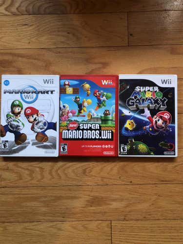 Mariokart / Super Mario Bro’s / Mario Galaxy