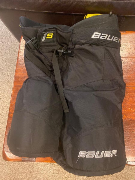 Black Senior Small Bauer Supreme 1S Hockey Pants
