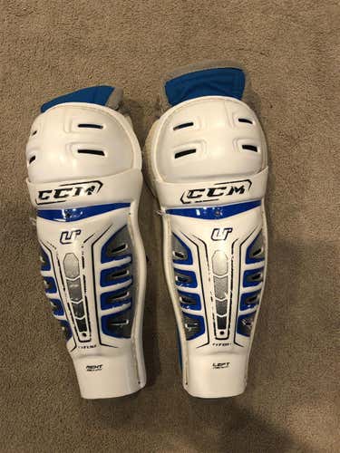 Used CCM U+ Crazy Light Shin Pads