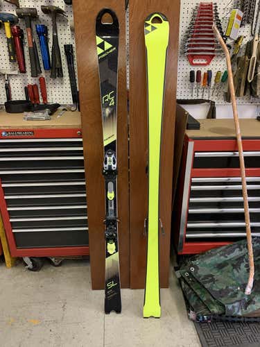 2018 Fischer Racing RC4 World Cup SL Skis 165 With Bindings