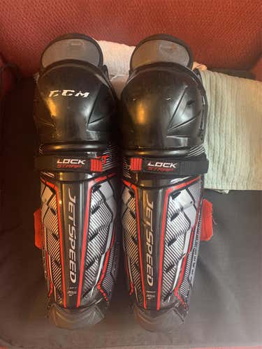 Used CCM JetSpeed FT370  Shin Pads
