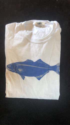 White Men's XL Menemsha  Blues Shirt