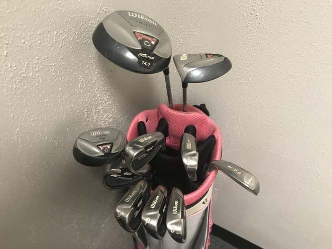Used Wilson Profile Set 10 Piece Graphite Regular Golf Womens Package Sets