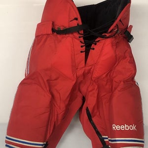 Reebok MHP18 Custom Pro Stock Hockey Pants Large New York Rangers (6151)