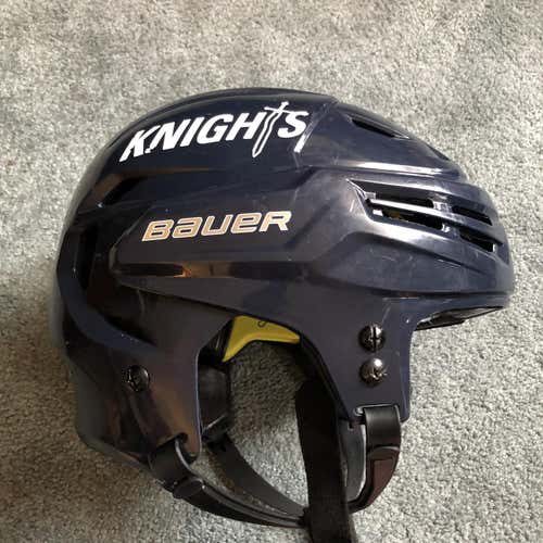 Used Navy/Md Bauer Reakt Helmet(Pro Stock#3)