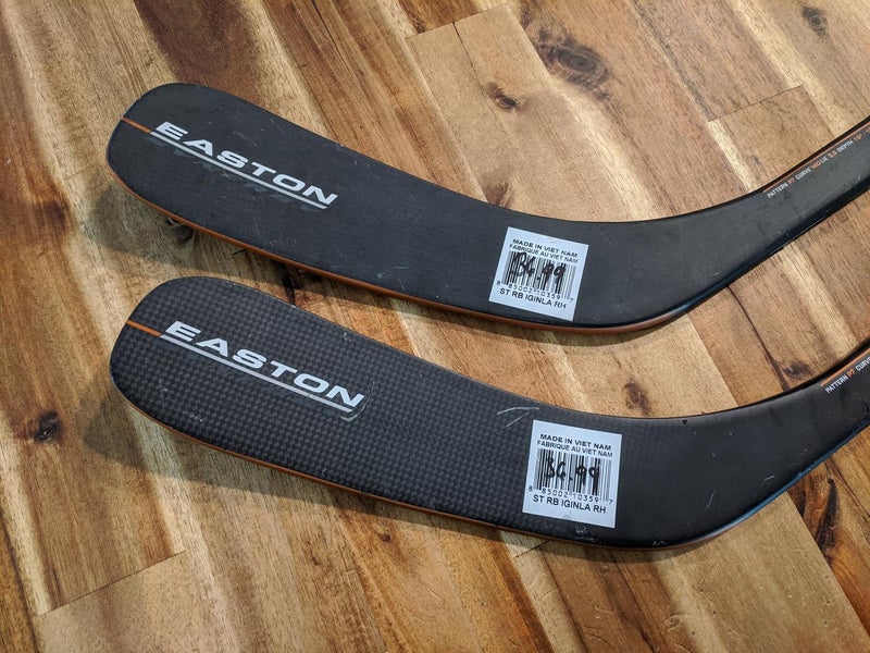 Two (2) New Senior Easton Right Handed Stick Blade Mid P7 Iginla