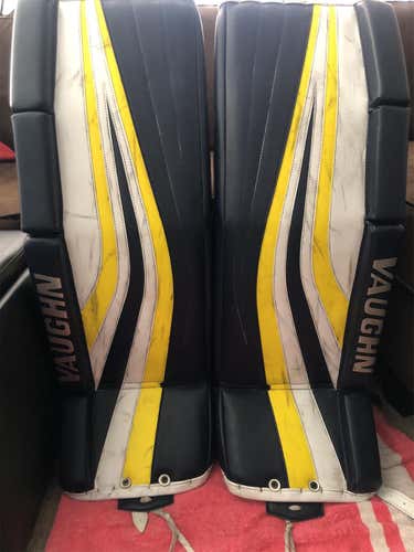 Blue Used 33" Vaughn Ventus SLR Pro Carbon Pro Stock Goalie Leg Pads