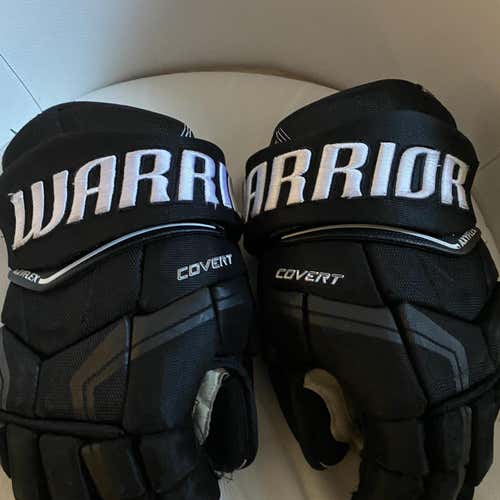 Black Used Warrior Covert QR Pro 14" Pro Stock Gloves