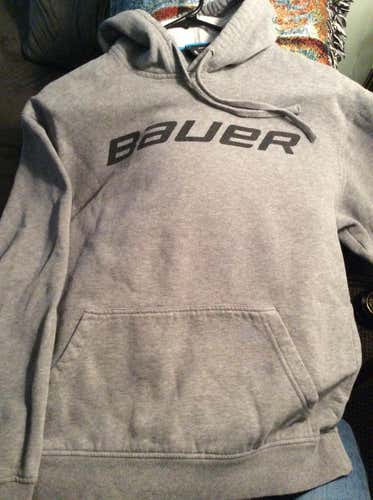Gray Used Adult Unisex XS Bauer Sweatshirt