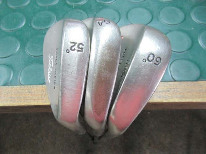 Titleist Wedge set lofts 52, 54, 60