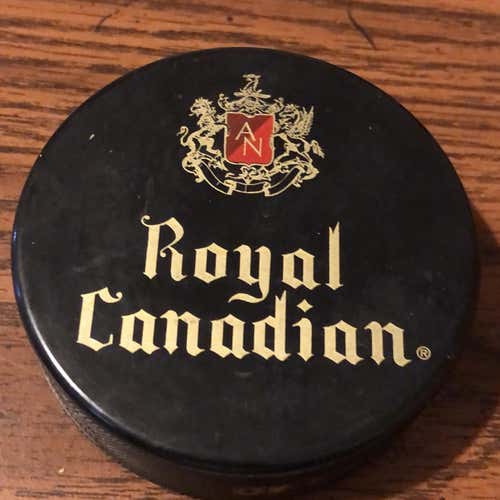 Royal Canadian Imported Whisky Hockey Puck