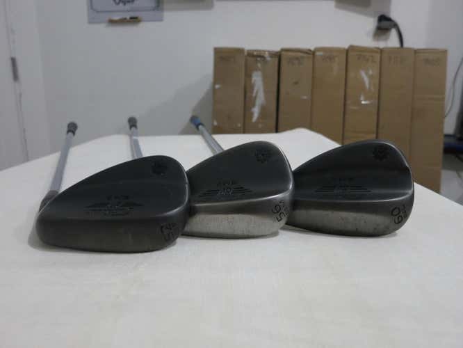 Titleist Vokey SM7 Jet Black Wedge Set SM-7 - 52* - 56* - 60* - DG Steel