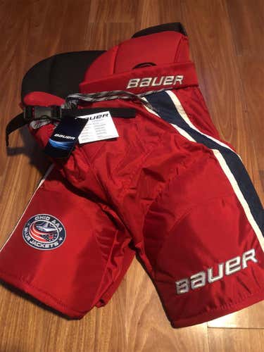 Red Senior Medium Bauer Nexus Pro Stock Hockey Pants
