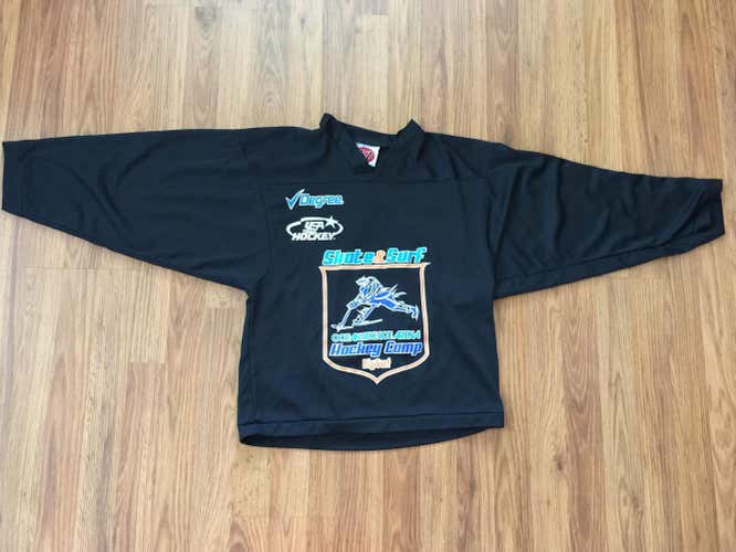 USA Hockey Skate & Surf OCEANSIDE HOCKEY CAMP Boys Sz L Practice Hockey Jersey!
