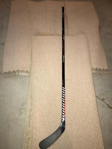 Used Senior Warrior Right Handed Covert QR Edge Hockey Stick Toe Pro Stock