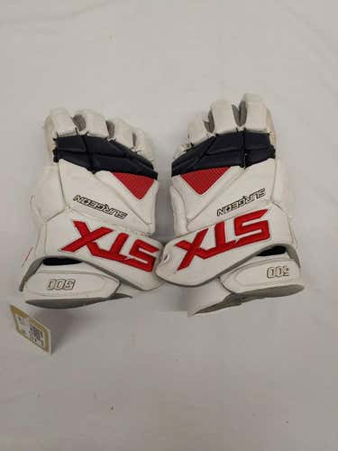 Used Stx Surgeon 500 13" Lacrosse Mens Gloves