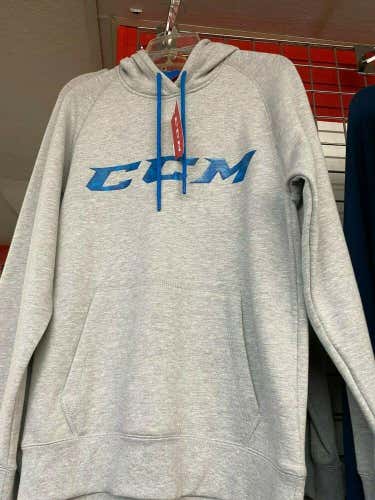 CCM Hockey Ice Cold Hoodie - Grey/Blue *NEW* Multiple Sizes