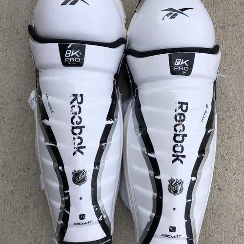 Used Reebok 8K Pro Pro Stock Shin Pads 17” Jofa Rbk