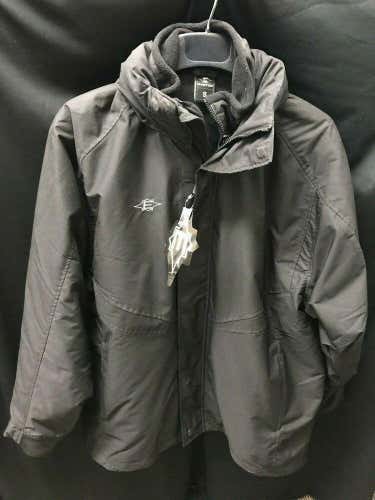 Easton Hockey Tundra 3 in 1 Parka Jacket *NEW* Black Small