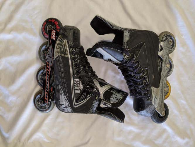 Used Mission Axiom a9 Inline Skates E&W (Wide) Size 6