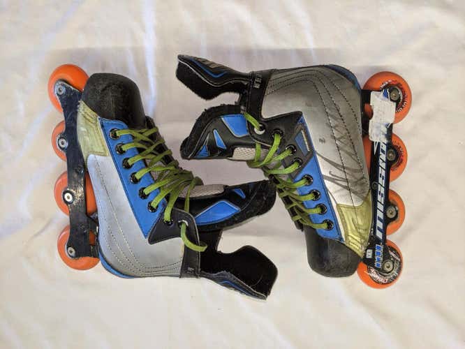 Used mission DSX sz 2 roller hockey in-line