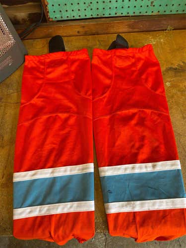 Adult Large Game Used Little Caesars AAA hockey Sock