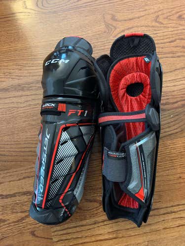 New Junior CCM JetSpeed FT1 Shin Pads