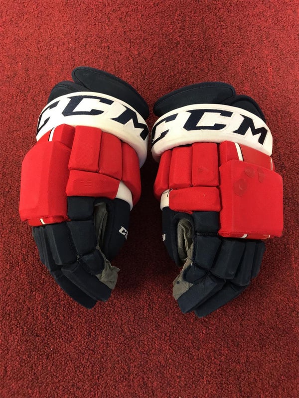 Rochester Americans CCM HG97 Gloves Size Large Pro Stock Item#RCHG222