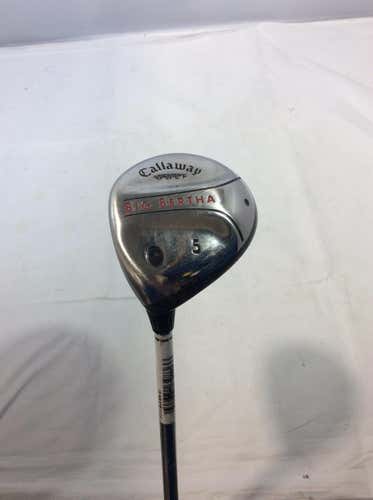 Used Callaway Big Bertha 5 Wood Steel Uniflex Golf Fairway Woods