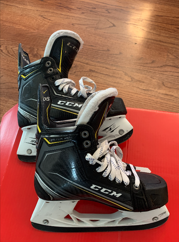 Junior Used CCM Tacks Vector Pro Hockey Skates D&R (Regular) Pro Stock Size 6