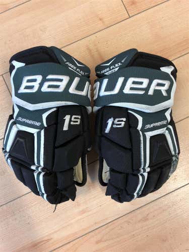 Used Bauer Supreme 1S 13" Pro Stock Gloves (UG092B)