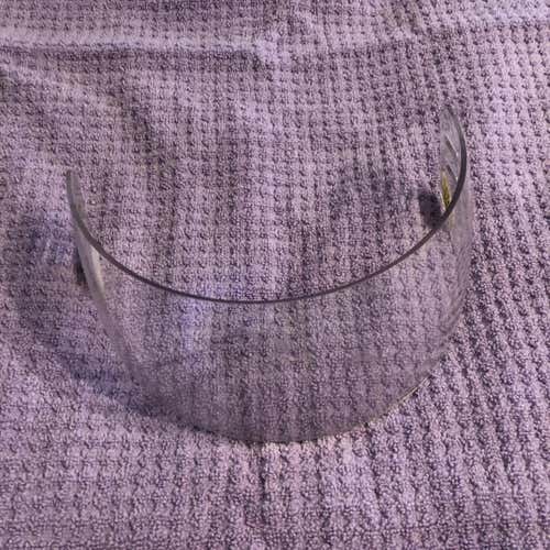 Used CCM Straight Visor Clear