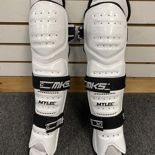 New White Mylec 13” MK5 Shin Pads