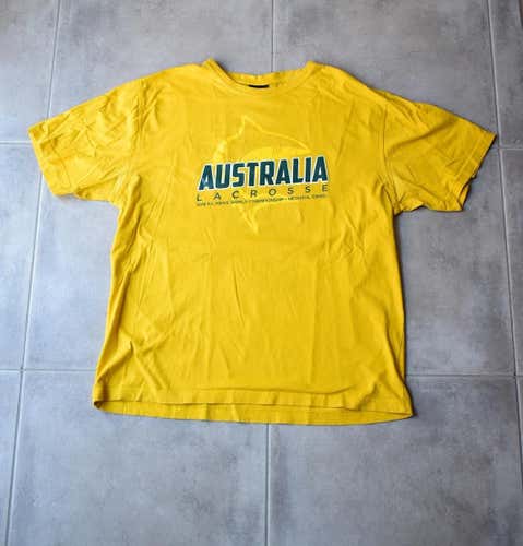 Australia Lacrosse XL 2018 World Games Shirt
