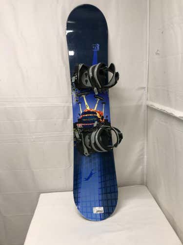 Used Morrow Trooper 128 Cm Snowboard Boys Combo