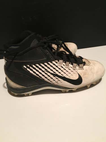 Black Used Unisex Adult 7.0 (Women's 8.0) Molded Cleats Nike Cleats