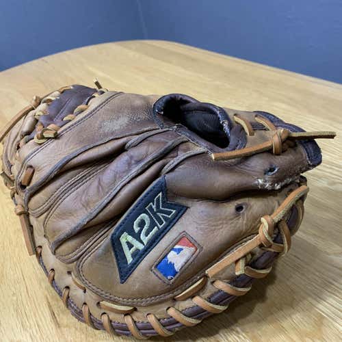 Brown Used Catcher's A2K 32.5" Baseball Glove