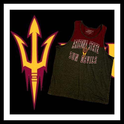 Sun Devils Women's Distressed Relaxed Fit Tank Top